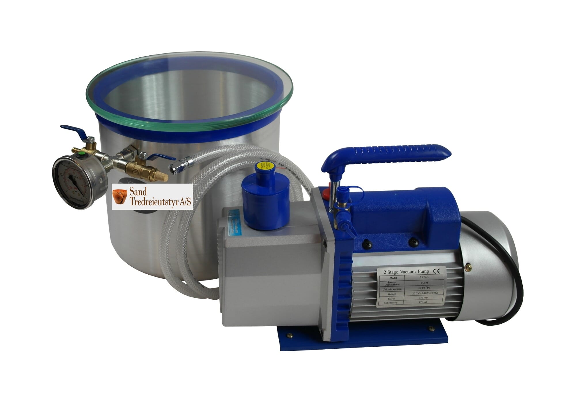 Vacuum pump VP280, 283l/min (10CFM), dual stage